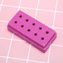 10 holes nail drill bit holder stand displayer organizer nail art manicure J Bj