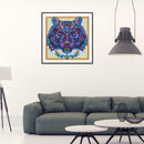 5D DIY Special Shaped Diamond Painting Lion Head Cross Stitch Mosaic Kits