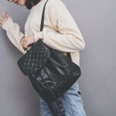Korean Style Women PU Leather Casual Backpack Rivet Travel Bag School Bag