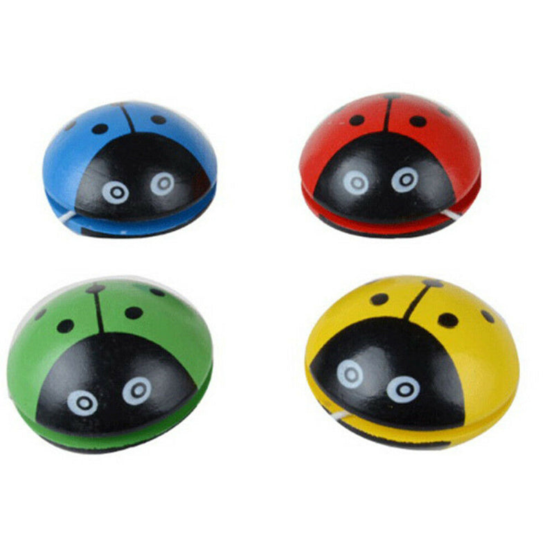 Yoyo Classic Toys Insect Bug Ladybug YoYo Ball Kids Creative Wooden Gift To LJ