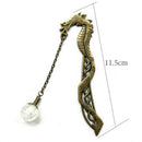 Luminous Night Dragon Bookmark Label Read Maker Feather Book Stationery Copper F