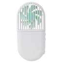 Auto Rotation Handheld Fan USB Mini Strong Wind for Girls Baby White