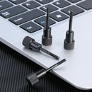 4pcs Aluminum Alloy CPU Water Block Fixing Screws for LGAÃ‚Â 115X (Black) A