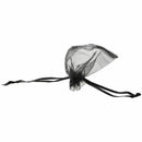 100 black Organza Wedding Favour Bags Jewellery Pouches 9cm x 12cm