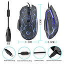 G816 Gaming Mouse Usb Wired Optical Game Mouse 3200 Dpi Adjustable 9 Button G1E8