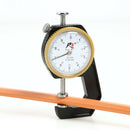 0-20mm 0.1mm Dial Leather Paper Thickness Gauge Meter Tester (Flat Head) A