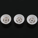 White Black 1 Volume&2 Tone Guitar Control Knobs For Strat Style Guitar H1D9