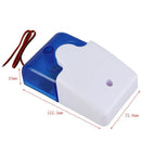 Mini Wired Strobe Warning Siren Durable Dc 12V Sound Alarm Flashing Light S V3D6