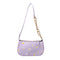 Daisy Handbag Women PU Leather Elegant Shoulder Underarm Totes Bag (Purple)