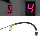 7-Line modified motorcycle led digital gear indicator shift lever sensor-red FT