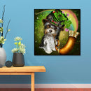 Full Round Drill Picture DIY Costume Dog Diamond Painting Poster (W568)