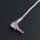 4 Core Earphone MMCX L Bended Cable for Shure SE535 SE846 UE900 DZ7 DZ9 DZX