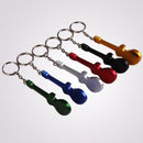 Guitar Shaped Beer Opener Aluminum Alloy Bottle Opener Keychains A