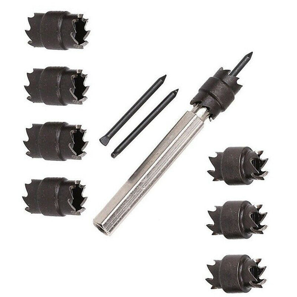 13Pcs Sided Rotary Spot Weld Cutter Kit 3/8 Inch HSS Spot Weld Cutter Remov I7J6
