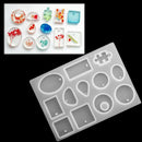 68Pcs Kit Silicone Mold Jewelry Pendant Mould Jewelry Making Craft Diy Tool  ME