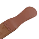 Pro Barber Shaving Cow Leather Strap Straight Razor Strop Sharpening Strop Brown