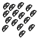 15pc Black Nylon Kayak Canoe Boat Fairlead Deck Line Guide Fitting Accessory