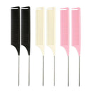 6x Sectioning Weave Highlighting Hair Comb Highlight for Salon Combs Tool