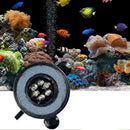 6 LED Submersible Bubble Light Air Stone For Aquarium Curtain Fish Pump Tan Q0D0