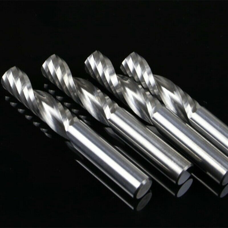 5Pcs Up Down Cut 6MM Spiral Solid Carbide CNC Router Endmill Compression Wo S1D7