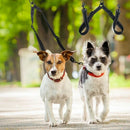 Nylon Dog Leash Coupler No Tangle Double Dog Dual Adjustable Splitter Lead  Y5M1