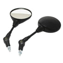 1Pair Universal Folding Motorcycle Side Rearview Mirror 10mm For Kawasaki-PN FT