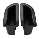 2Pcs/Set Black Front Door Handle Storage Box Container Holder Tray Car Acce
