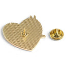 Creative Love Heart Brooches Badge Jacket Clothing Unisex Backpack Pins