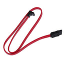 5x Red 19.7 Inch L-Shape Sata2 Male to Sata2 Male Cable For Sata / Sata2 Ha