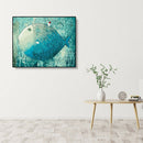 Painting By Numbers Kit DIY Fish Hand Painted Canvas Oil Art Picture Gift