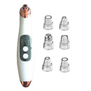 Blackhead Suction Removal Pore Cleaner Electric Skin Cleaning W/6 Suction Heads