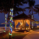 100LED 12m Solar Copper Wire Tube String Light Garden Decor (Four Colors)