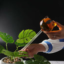 Glass Plant Flower Water Feeder Clear Cat Shaped Glass Plant Flower Holiday V1D3