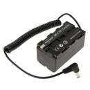 Dummy Battery DC Coupler For Sony NP-F750, NP-F970, NP-F550, Camcorder and LED