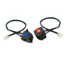 Pair DC 12V Motorcycle 7/8" Handlebar Horn Turn Signals Electrical Start Switch
