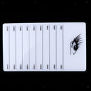 Individual Eyelash Extension Stand Acrylic Pad Lash Tool Tray Holder, 11.7 x 6.7