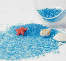 Bag of Aquarium Glass Mini Stones Fish Tank Gravel Sand Decoration Rock_Blu E8Q5