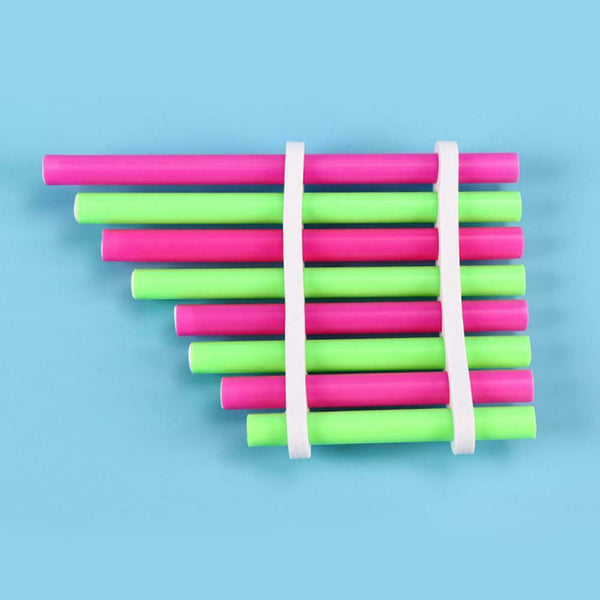 DIY Simple Pan Flute Toys Creative Panpipe Kindergarden Art Children Gift #gib