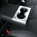 Car Rear Water Cup Holder Cover Frame Trim For Alfa Romeo Giulia 2017