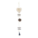 Wood Christmas Tree Star Pine Cone Ball Pendant Hanging Decor Ornament (E) A