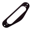Electric Guitar Single Coil Neck Pickup Surround Ring with Screws Black