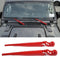 Front Window Windshield Wiper Blade Decoration Trim Cover for 2018-2019 Jee H9C8