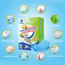 62PCS New Formula Laundry Detergent Sheets Wash Laundry Washing Powders.Clean Hn