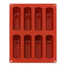 Long Strip Finger Biscuit Silicone Mold 8 Holes Oven Cake Mould Bakeware