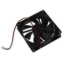 92mm x92mm x 25mm DC 12V 2Pin 65.01CFM Computer Case CPU Cooler Cooling Fan Z2Z1