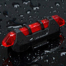 USB Rechargeable LED Bicycle Taillight Waterproof Bike Warning Lamp (Red)