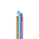 3Pcs/Set Aluminum Crochet Hooks On Keychain/Keyring Knitting Needles Craft DIY