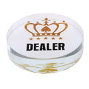 Acrylic Texas Hold'em Dealer Chip Poker Guard Cards Entertainment Accessory