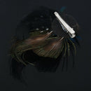 5X(Cute Peacock Feather Hair Clip C9D5)