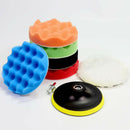 38Pcs Polishing Pad Kit Buffing Pads Car Care Polisher Waxing Polishing Set V7K9